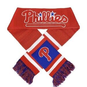 FOCO Philadelphia Phillies 2012 Team Stripe Scarf Collective Winter Hockey Scarf